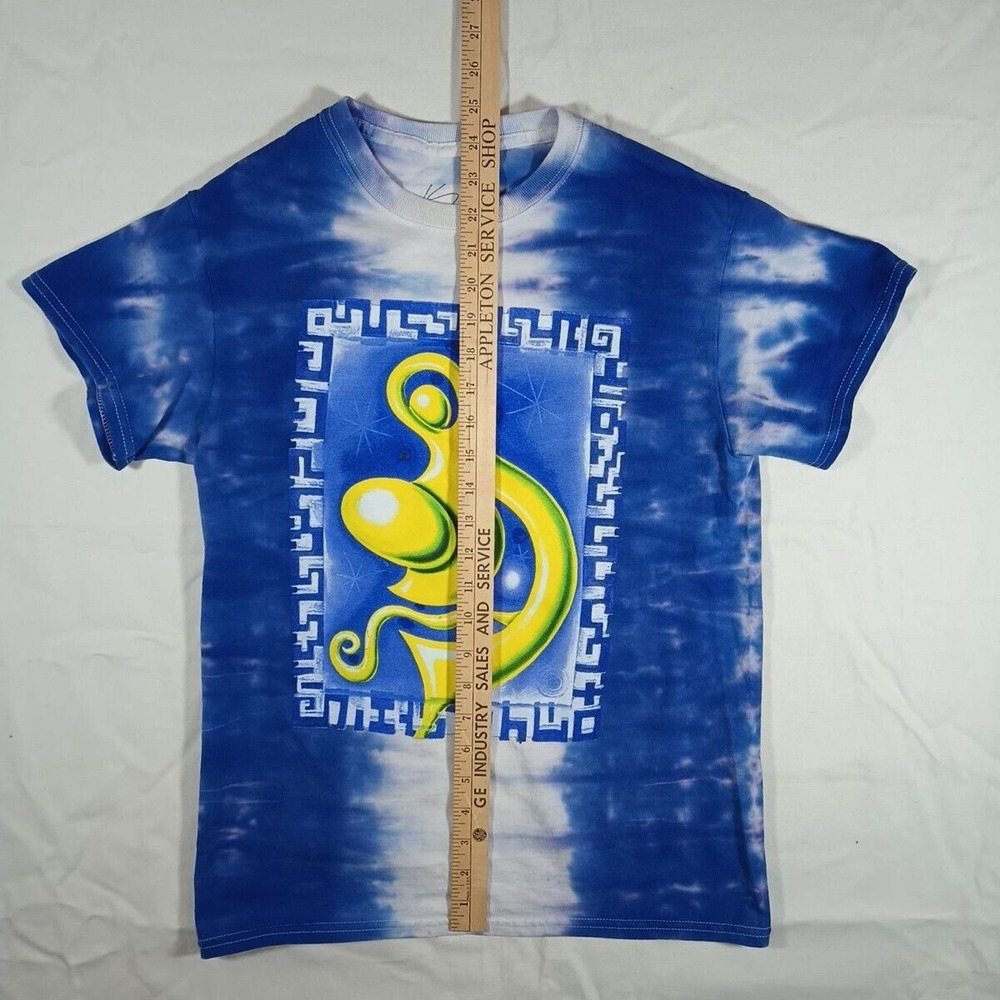 Urban Outfitters T-Shirt Adult Small Tie Dye Artist Kenny Scharf Print - Blue - Picture 6 of 6